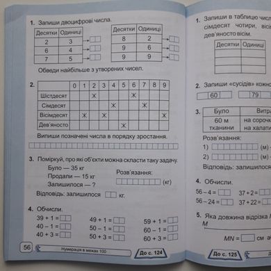 Математика. 1 клас. Робочий зошит у 2-х част. до підручн. А. Заїки : частина 1 + 2 (Можна замовляти окремо, кожна по 85 грн)