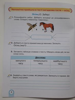 Богданець-Білоскаленко Зошит із читання 4 клас