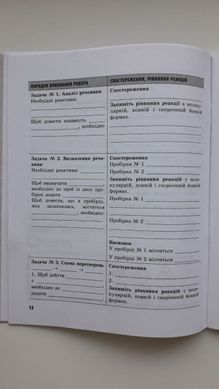 Хімія (профільний рівень). 11 клас. Зошит для практичних робіт